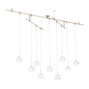 Tech 700SDN9 Sedona 9-lt 96" LED Pendant Chandelier with Remote Canopy