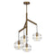 Tech 700SDNMPR1 Sedona Single 4-lt 25" LED Chandelier