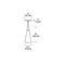 Tech 700FJSLN Selina 4" LED Low Voltage Pendant (Freejack)