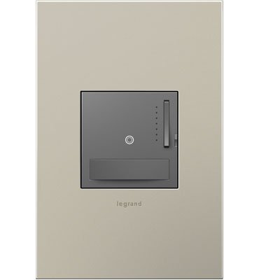 Adorne ADSM703H 700W Incandescent/Halogen Motion Sensor Dimmer, White, with Microban®