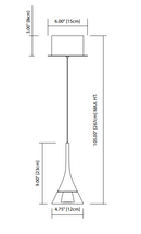 Elan 83790 Kabru 1-lt LED Mini Pendant