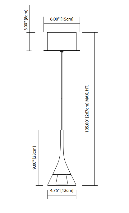 Elan 83721 Kabru 1-lt LED Mini Pendant