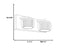Access 52112 Glam 2-lt Vanity