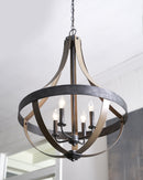 6551106 Davlin 6-lt Pendant