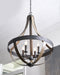 6551106 Davlin 6-lt Pendant