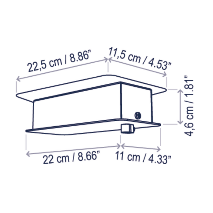Bover Skybell Linear S/9L/20 9-lt 92" LED Pendant, Down Light