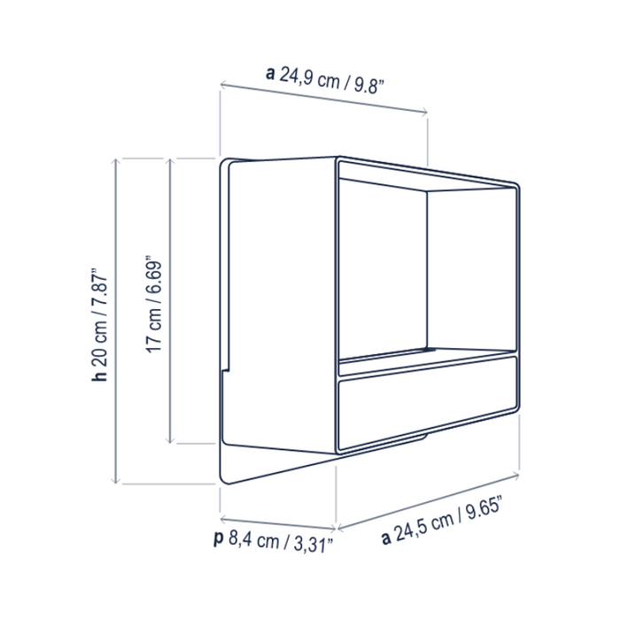 Bover Kira A/01 1-lt 10" LED Wall Sconce, 0-10V
