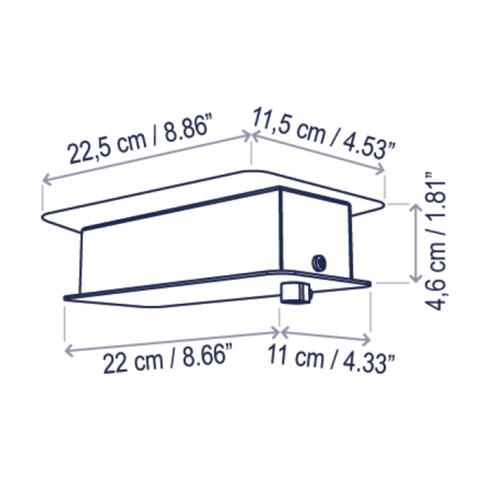 Bover Skybell Linear S/9L/21 9-lt 92" LED Pendant, Down Light