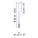 Bover Skybell Linear S/9L/23 9-lt 92" LED Pendant, Up and Down Light