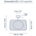 Bover Fora PF 1-lt 20" LED Outdoor Semi-Flushmount, 0-10V