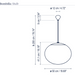 Bover Elipse S/50 2-lt 20" LED Outdoor Pendant