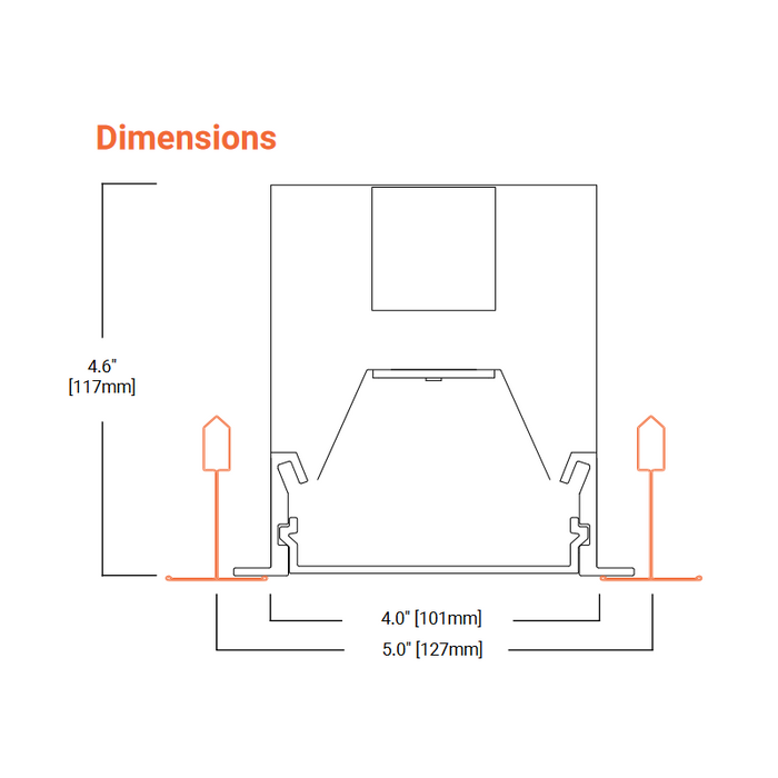 CL4 4" Recessed Slot Linear