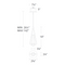 Schonbek Beyond BPD66218 Devotion 1-lt 3" LED Pendant