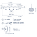 Bover Garota Catenary S/27/4L 4-lt 197" LED Outdoor Pendant
