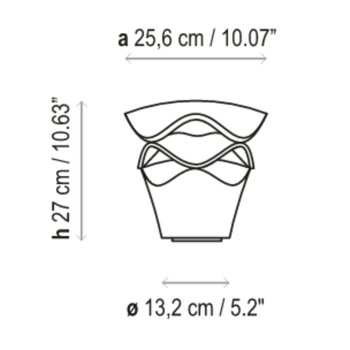 Bover Cornet B/27 1-lt 11" Tall LED Outdoor Bollard