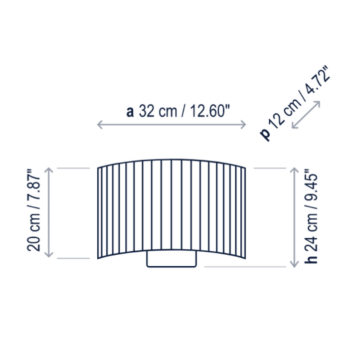 Bover Wall Street 32 1-lt 13" Wall Sconce