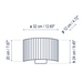 Bover Wall Street 32 1-lt 13" Wall Sconce
