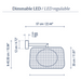 Bover Fora A 1-lt 20" LED Outdoor Wall Sconce, 0-10V