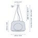 Bover Fora 90 1-lt 35" LED Outdoor Pendant, 0-10V