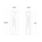 Schonbek Beyond BWS16216 Mirage 1-lt 17" Tall LED Wall Sconce