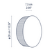Bover Helios A/01 1-lt 10" LED Wall Sconce