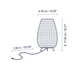 Bover Amphora 01 Tall LED Outdoor Floor Lamp
