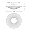 Schonbek S7216 Origami 1-lt 16" LED Semi-Flush Mount