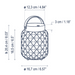 Bover Nans M/21/R 1-lt 8" Tall LED Table Lamp