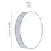 Bover Helios A/02 1-lt 16" LED Wall Sconce