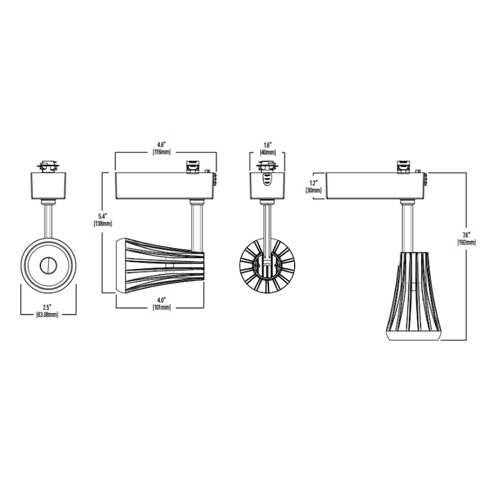 Halo 811 Mini 16W LED Track Head