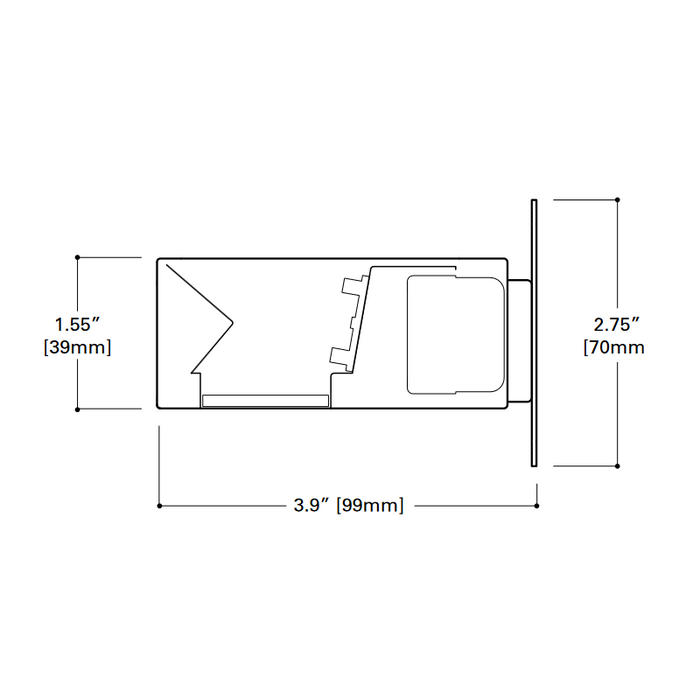 JAYLUM 4" LED Linear Wall Mounted, Direct / Indirect