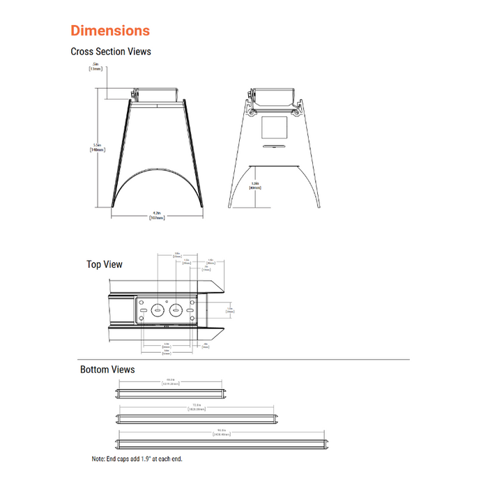 Vaulta Linear Surface Mount, Direct