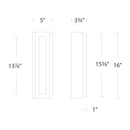 Schonbek Beyond BWS71216 Magnate 1-lt 16" Tall LED Wall Sconce