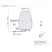 Bover Amphora 02 48" Tall LED Outdoor Floor Lamp
