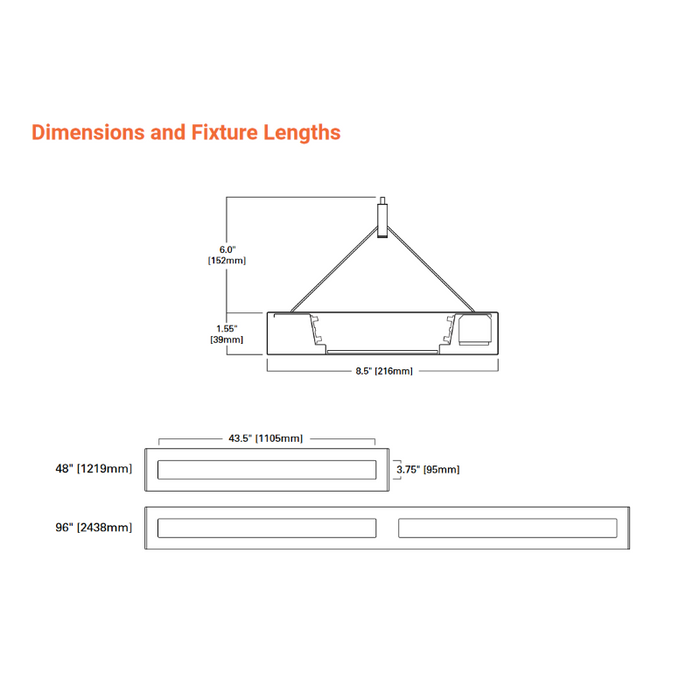 JAYLUM J3 LED Linear Suspended, Direct/Indirect
