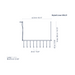 Bover Skybell Linear S/9L/21 9-lt 92" LED Pendant, Down Light