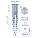 Bover Drip S/36L 36-lt 33" LED Pendant