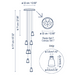Bover Drip S/07L 7-lt 13" LED Pendant