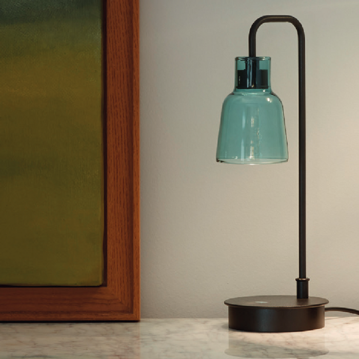 Bover Drip M/36 1-lt 14" Tall LED Table lamp, Cord Switch