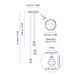 Bover Drop S/03L 3-lt 13" LED Pendant