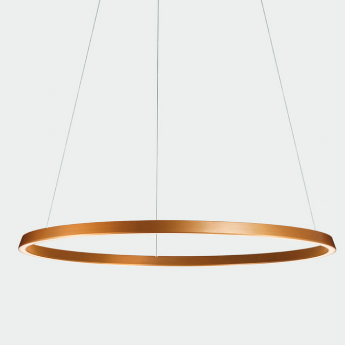 Bover Circular S/90/H 1-lt 36" LED Pendant, Downward Light-Gold