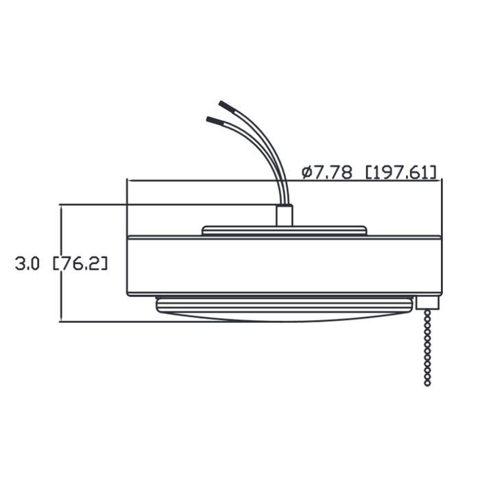 Fanimation LK179 8" Outdoor LED Light Kit