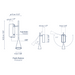 Bover Skybell Plus A/01 1-lt 13" Tall LED Wall Sconce, USB