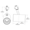 Halo 809 XACT Beam Mid-Stem 15W LED Track Head