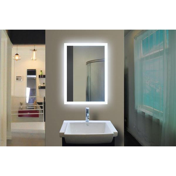 Paris Mirror Rectangle 20 x 28 LED Backlit Mirror