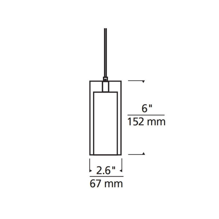 Tech Solitude 3" Low Voltage Pendant