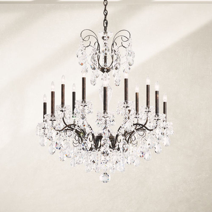 Schonbek ST1852 Sonatina 14-lt 35" Chandelier