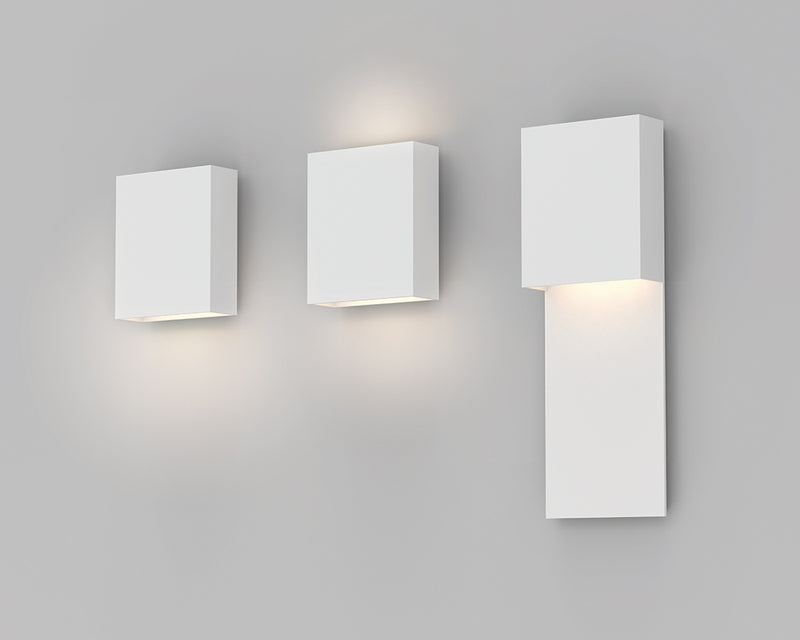 Sonneman 7105 Flat Box 1-lt 7" Tall Indoor/Outdoor LED Wall Sconce