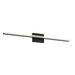 Visual Comfort 700BCSPAN Span 1-lt 48" LED Bath Light - 3000K Nightshade Black