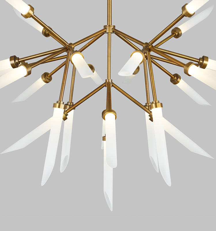 Visual Comfort 700SPR Spur 25-lt 37" LED Chandelier